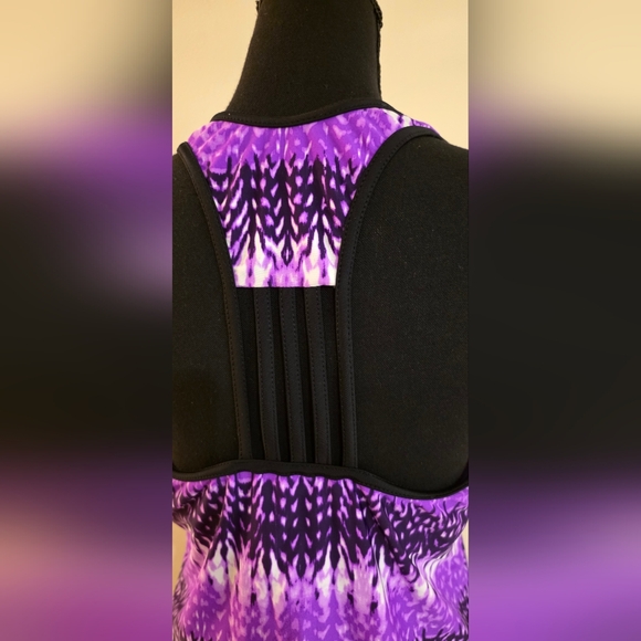 Gerry Ladies Purple & Black Tankini Set with Shorts (Size XL) - Picture 8 of 15